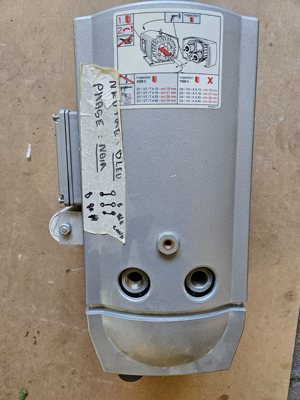 Becker VT 4.16 Vakuumpumpe, 2812331, Motor D80 D 4 P, 41414453274, Used Pump