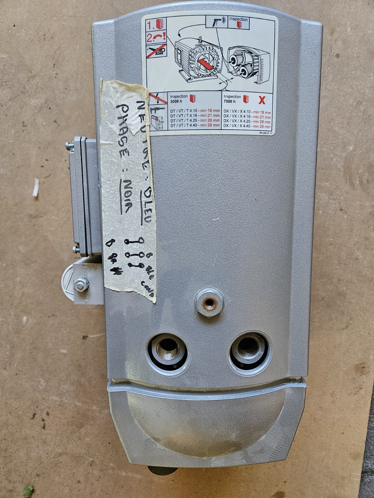 Becker VT 4.16 Vakuumpumpe, 2812331, Motor D80 D 4 P, 41414453274, Used Pump