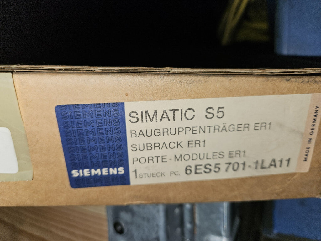 SIEMENS SIMATIC S5 6ES5701-1LA11 ER 701-1 Baugruppenträger NEU OVP