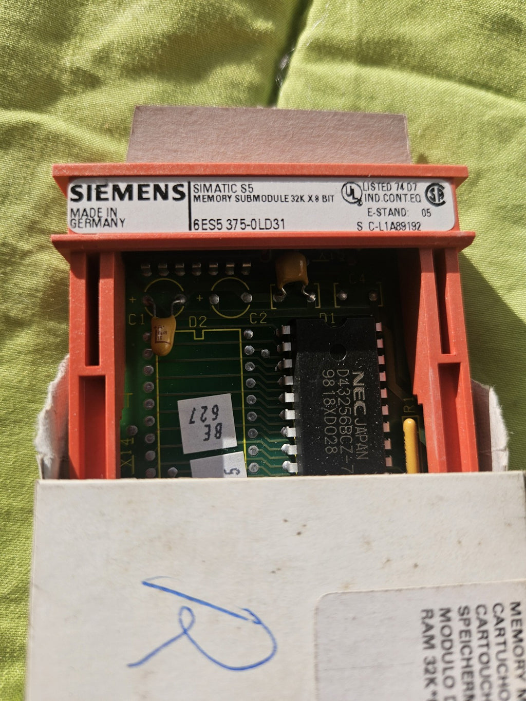 Siemens SIMATIC S5 Speichermodul 6ES5 375-0LD31 | E:05 | 6ES5375-0LD31 Neu/ovp