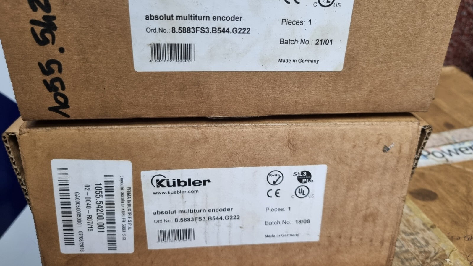 Kübler 5883 SIL3, 8.5883FS3.B544.G222 Drehgeber  absolute momentum encoder new!