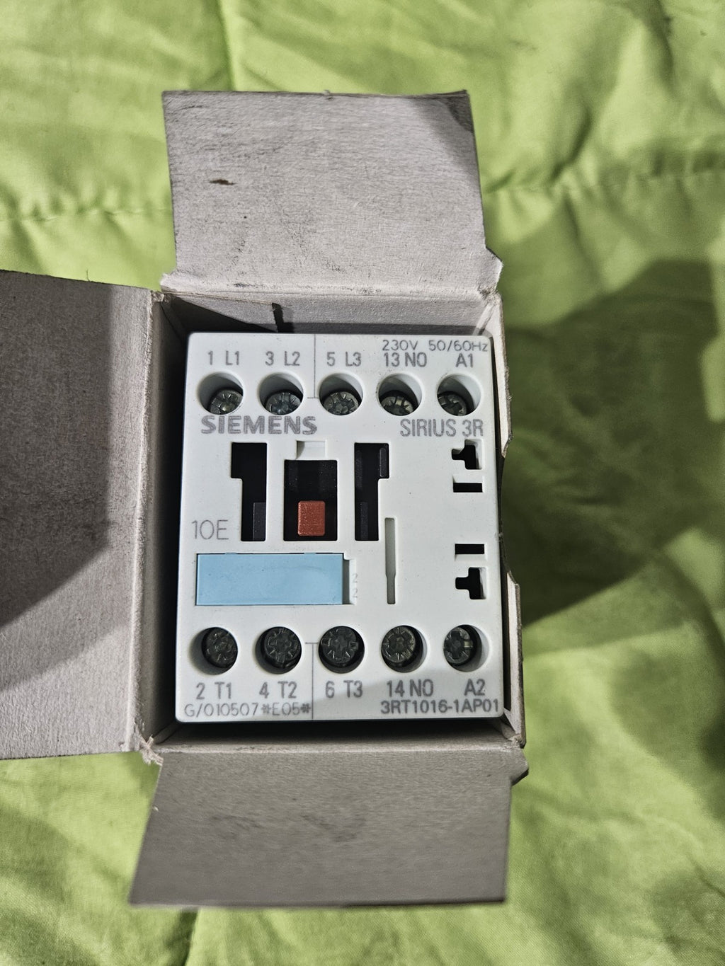 Siemens Leistungsschütz 3RT1016-1AP01 Contactor 1NO Schütz 230V 50/60Hz NEU NEW