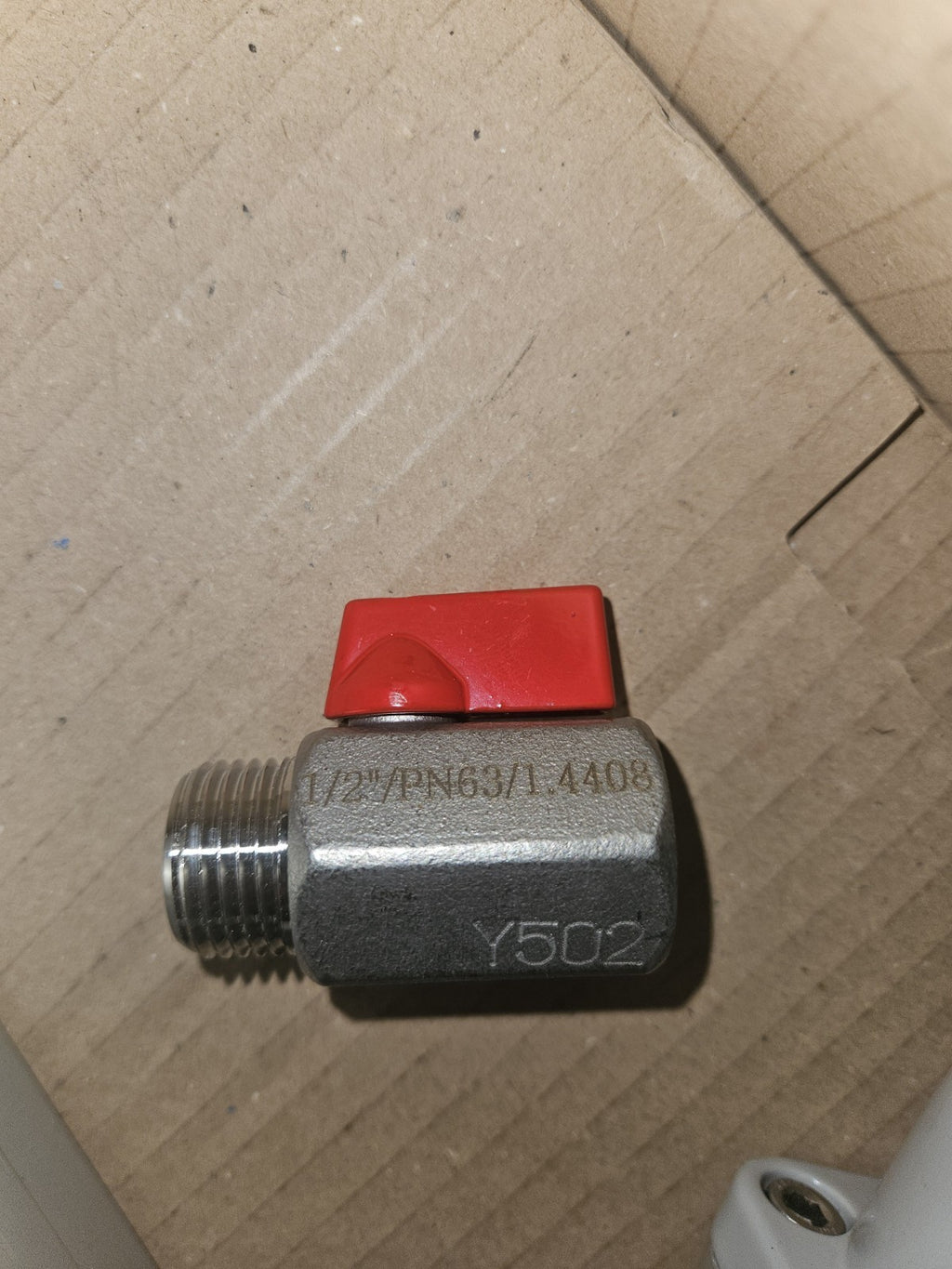 Landefeld Edelstahl-Minikugelhahn G 1/2"  KH12MKIA ES E Neu/ovp New Unused