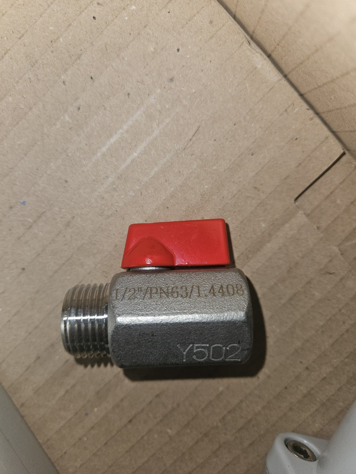 Landefeld Edelstahl-Minikugelhahn G 1/2"  KH12MKIA ES E Neu/ovp New Unused