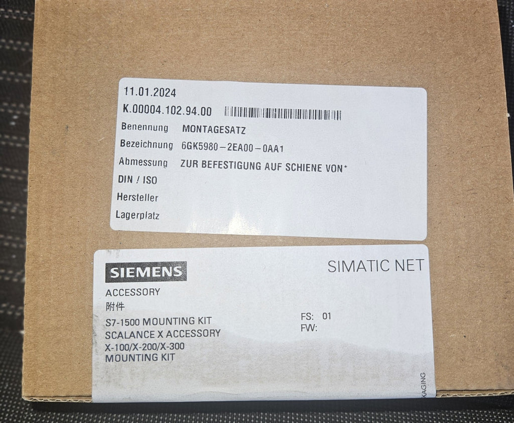 Siemens 6GK5980-2EA00-0AA1 Simatic Mounting Kit, Montagewinkel für X-100/X-200