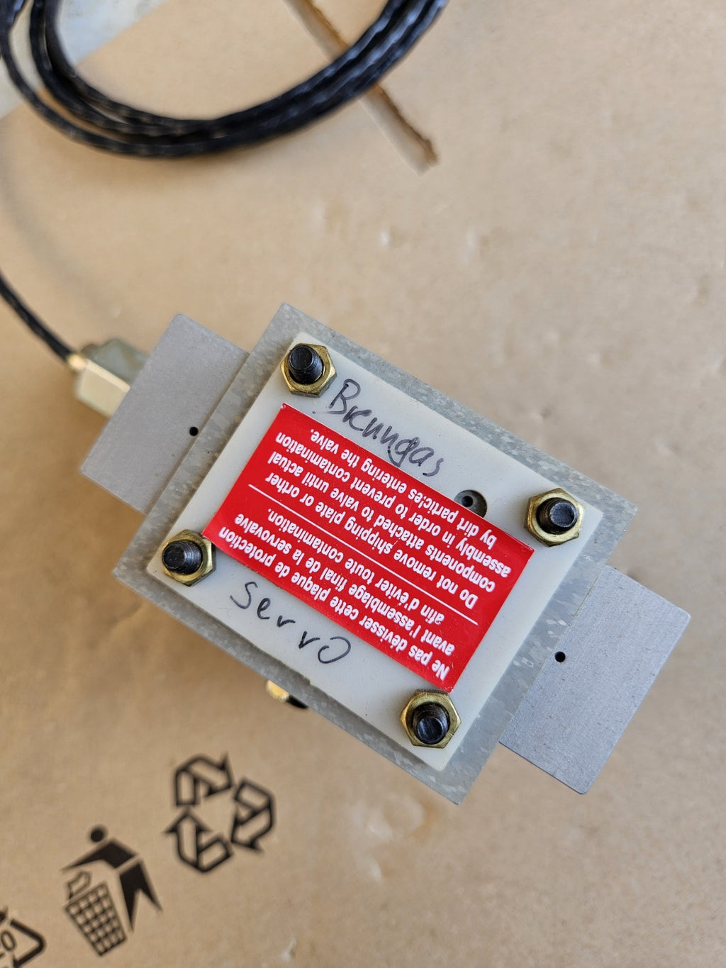 MOOG Valve Servo Ventil 328A7112P001, F771-K200, Burner GAS Ventil New Neu Unuse