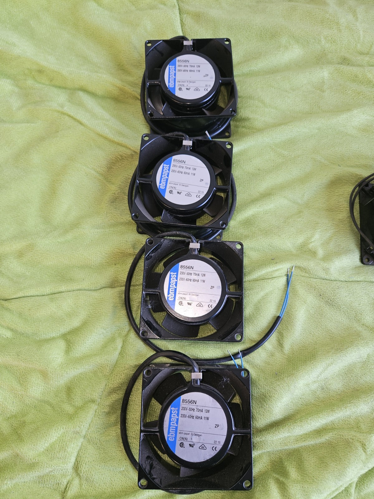 EBM Papst 8556 N Axiallüfter Fan 230 V/AC 46 m³/h New Old Stock Neu/unbenutzt 