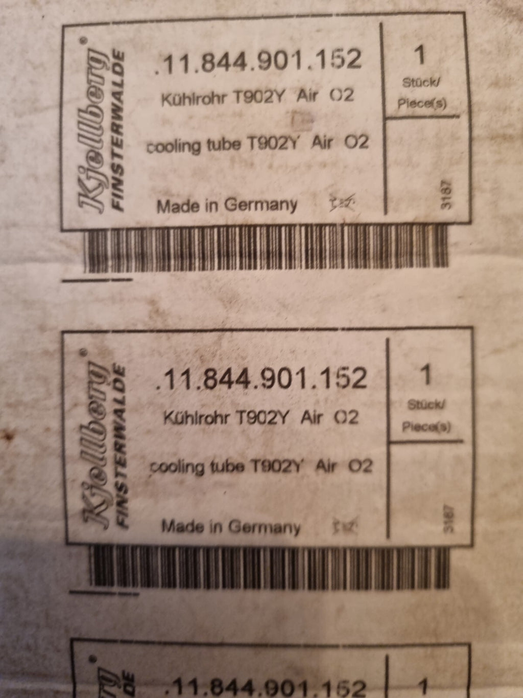 Kjellberg Kühlrohr Thermacut Finefocus® T902Y, T-10558 11.844.901.152 neu