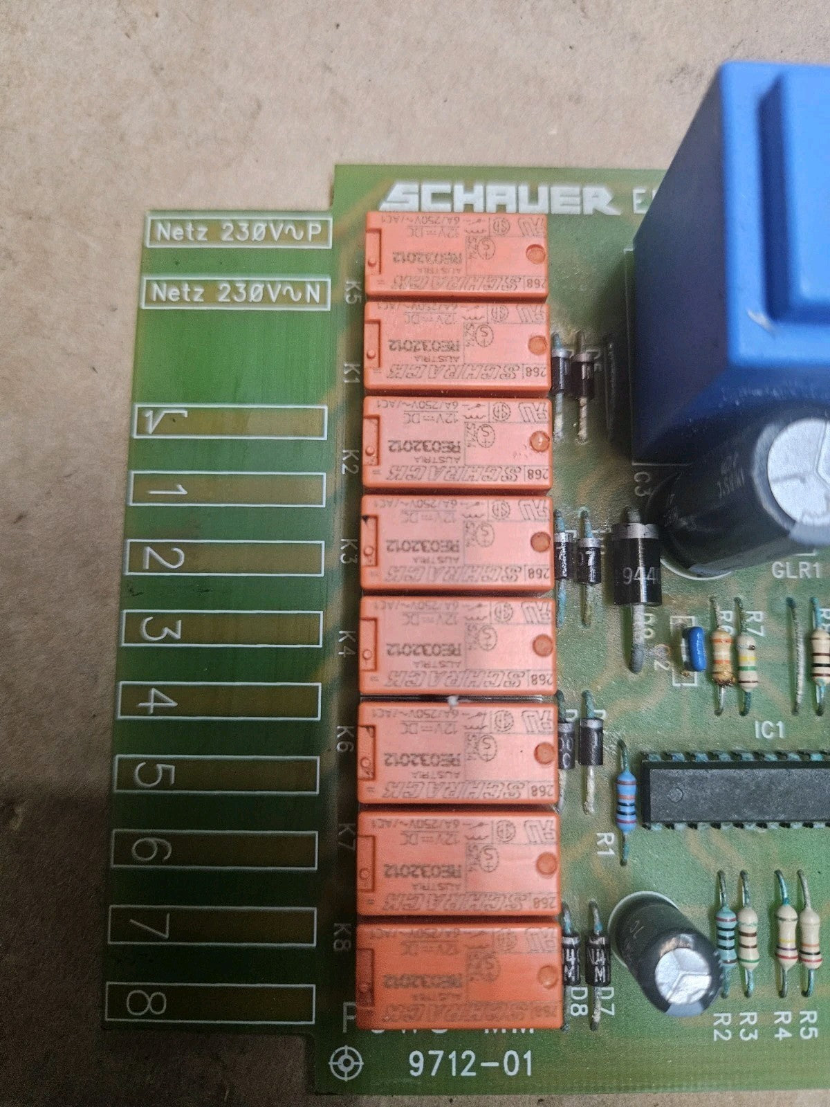 Schauer Elektrotechnik Platine, STECKMODUL, POW8-MM,9712-01, Neu Unbenutz New