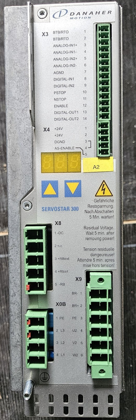 DANAHER MOTION KOLLMORGEN SERVOSTAR 341 S3010 1-NA, NEU ohne Box, Unused New