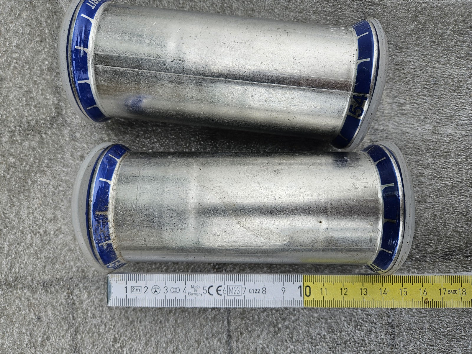 1x Geberit Mapress Edelstahl32108 Muffe Ø54 1.4401/316 -unused- INOX