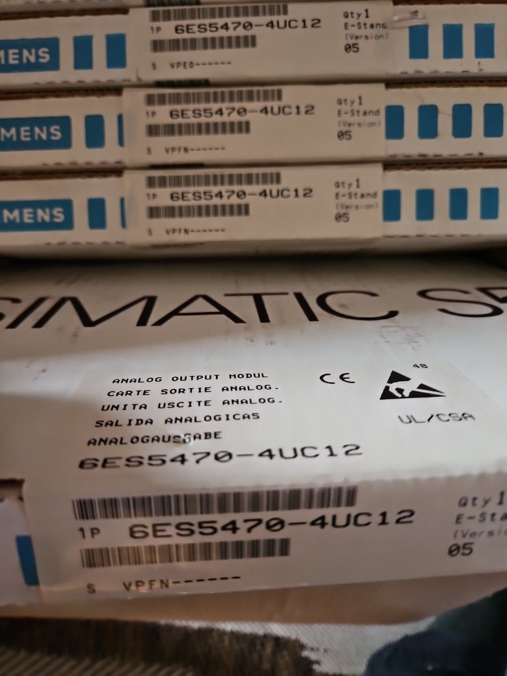 Siemens SIMATIC 6ES5470-4UC12 | 6ES5 470-4UC12 VERS.05,neu Siegel, Sealed, New