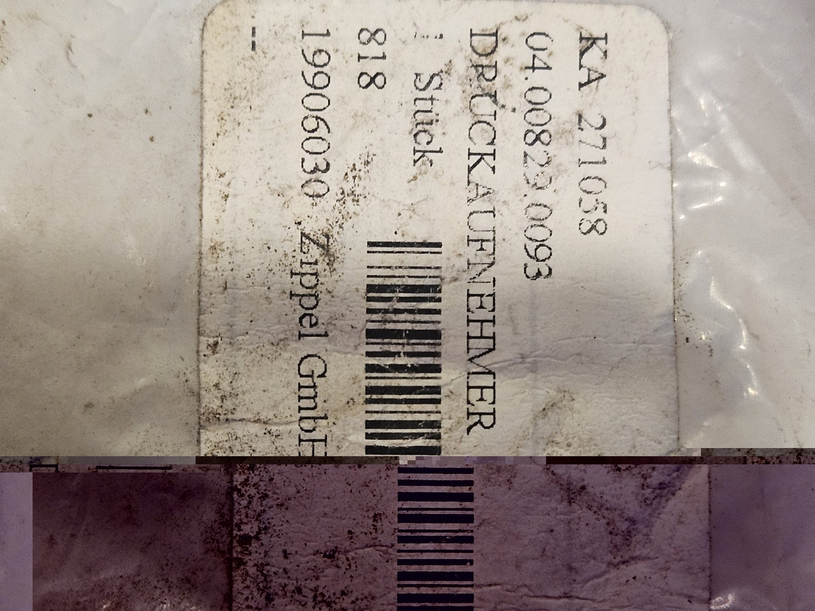 Hammmelmann. 04.00829.0093. pressure Water switch, New Sealed, Unused Neu/ovp