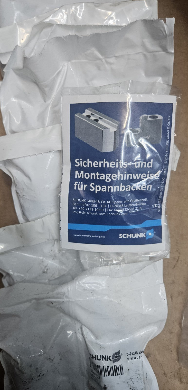 1 x SCHUNK 0140103 Nutenstein Set Mit Schraube, Neu/ovp Sealed Unused New
