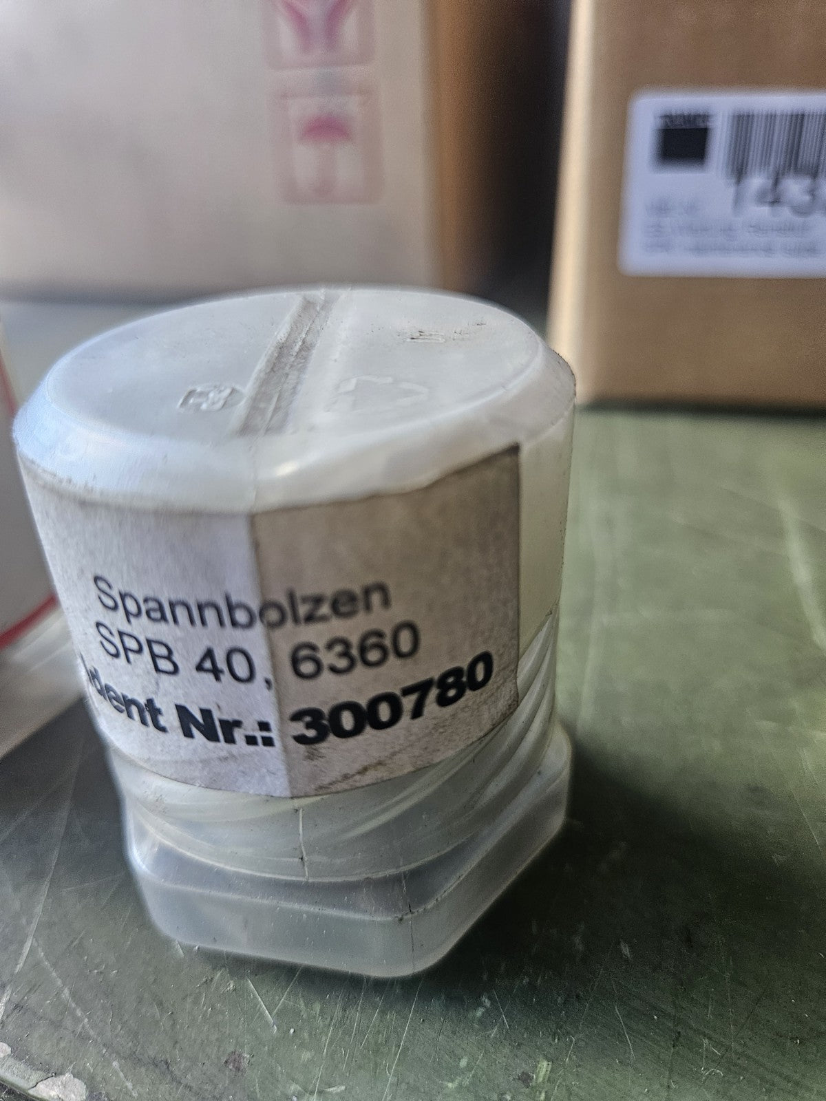 AMF-UNILOCK 300780 Spannbolzen Typ B, 6360-SPB-40, neu/ovp, New Unused, Unbenutz