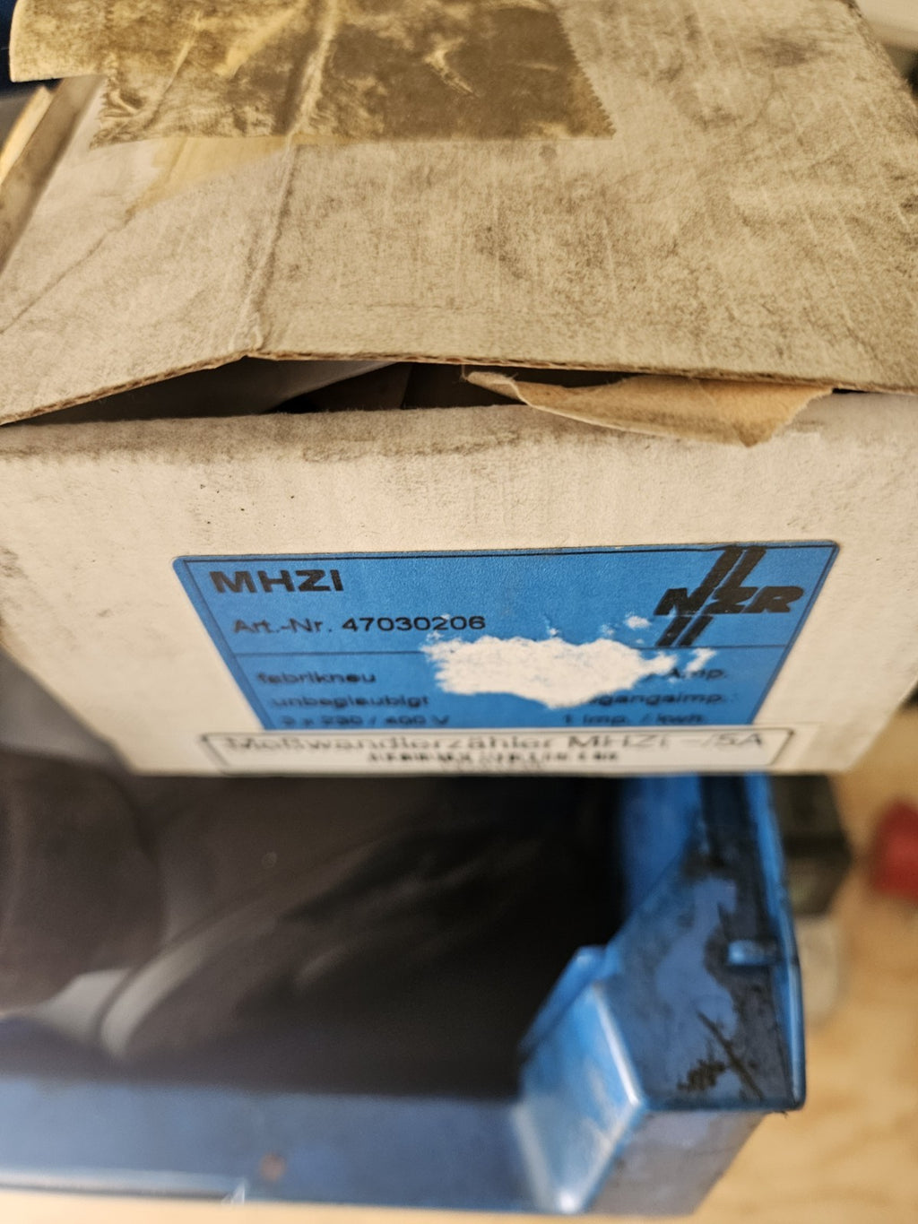 NZR MHZI Messwandlerzähler Art.NR. 47030206 unbeglaubigt 3x230/400V, Neu/ovp