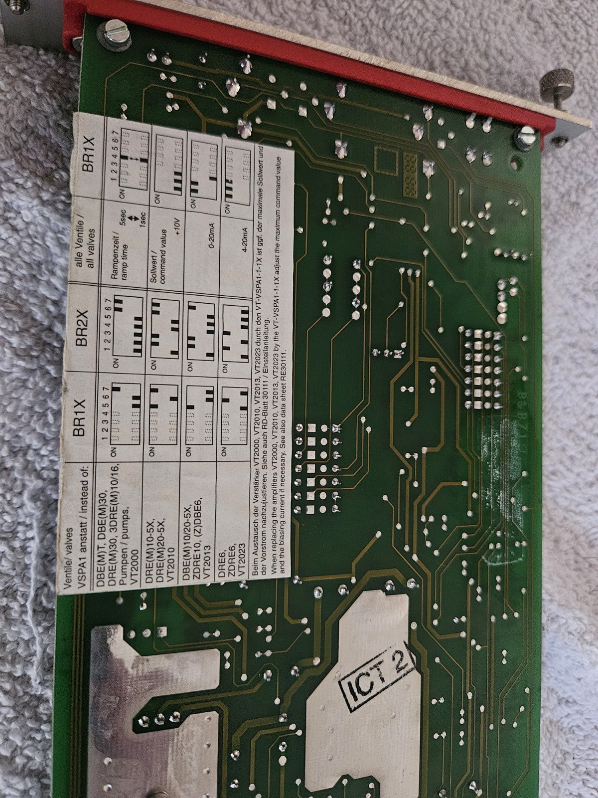 Mannesmann Rexroth VT-VSPA1-1-F10 / Mat-Nr. 00033823 Proportional Amplifier Card