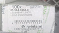 WIELAND 05.564.3955.0, WIELAND LELN 2,5/3 SCHWARZ Leitereinführungsleiste, NEU