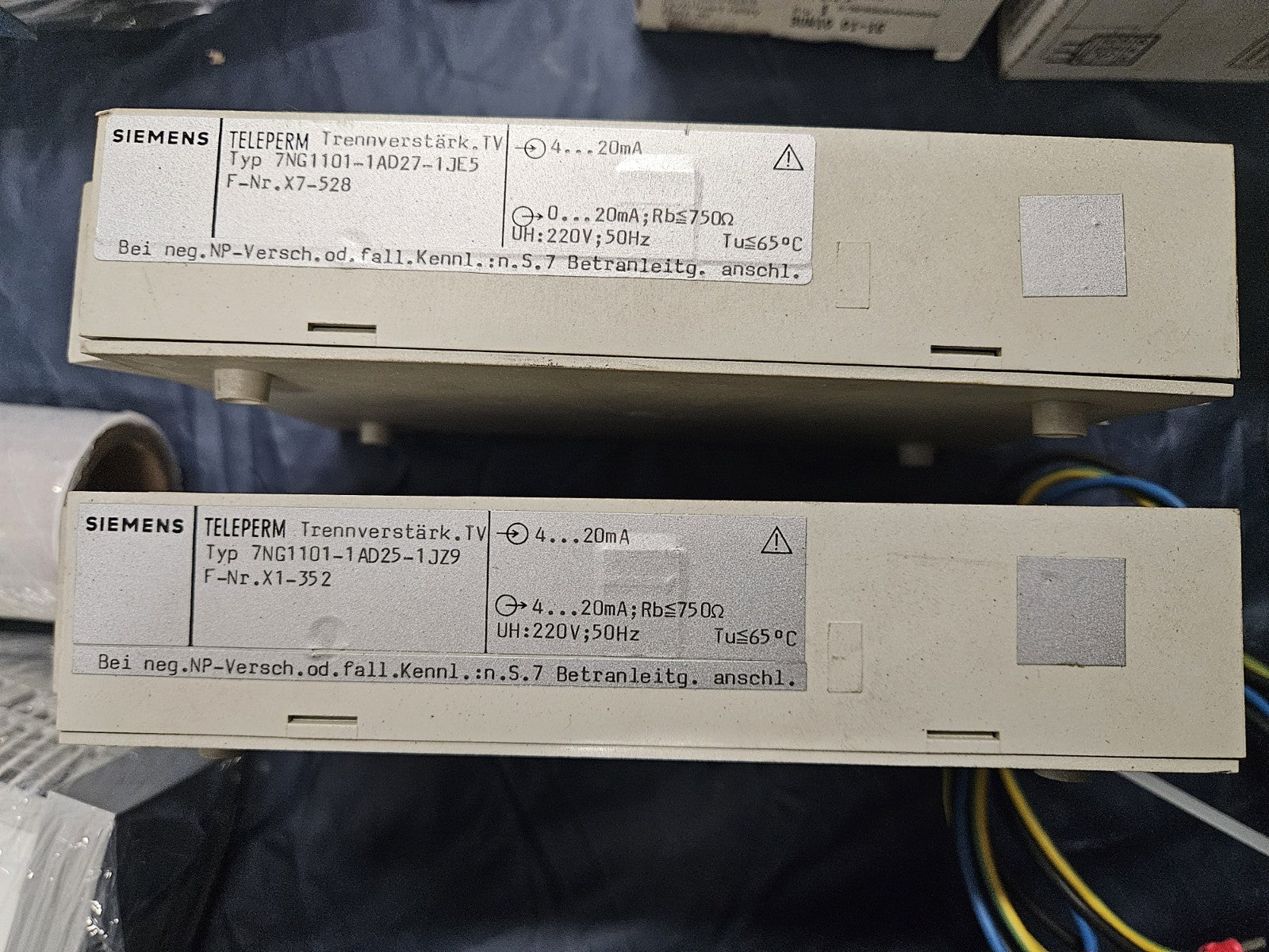 Siemens Teleperm 7NG1101-1AD25-1JZ9, Trennverstärker, X1-352 Used Fully Working