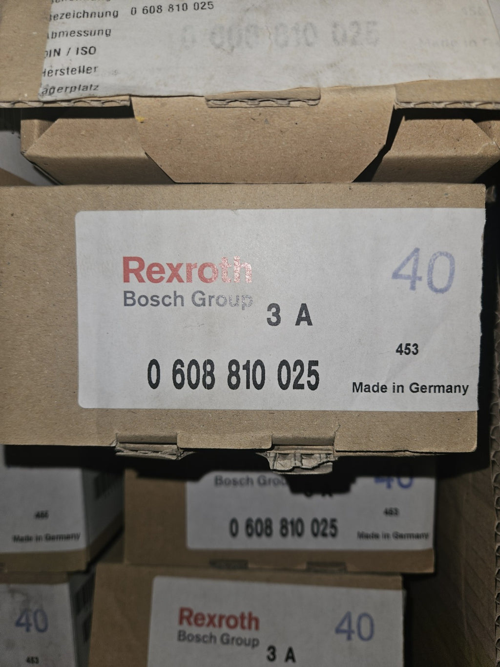 REXROTH 0 608 810 025, ADAPTER 3A SZ3 GE OUTPUT Kugelumlaufspindel, Neu/ovp NIB