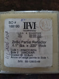 II-VI Infrared ZnSe Laser Partial Reflector 1.1" Dia x 0.220" Thick 20MCC/50%
