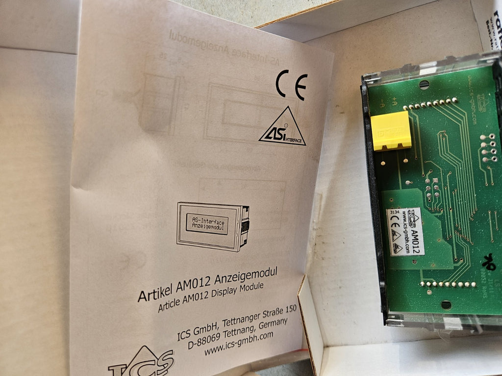 AS Interface Display Module AM012, ICS-GMBH, neu/ovp, Nos Unbenutzt, New In Box