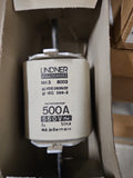 2 Stück LINDNER Vollschutz NH3 8003| 500A | 660V~ | 8003.50076 Neu/ovp, New Box