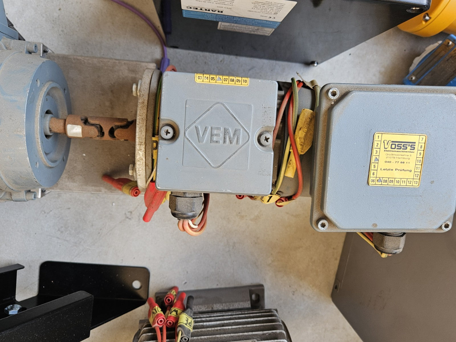 VEM Elektromotor K21R 63 G 2 + LENZE GN43.550.34.035-036 Motor, Fully Working