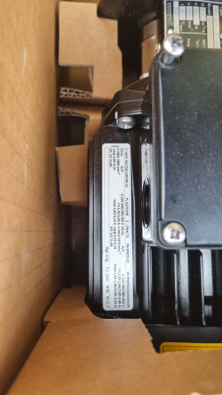 Grundfos SPK2-15/8 A-W-A-AUUV mit Motor grundfos MG71A2-14FT85-c3 NEU/OVP