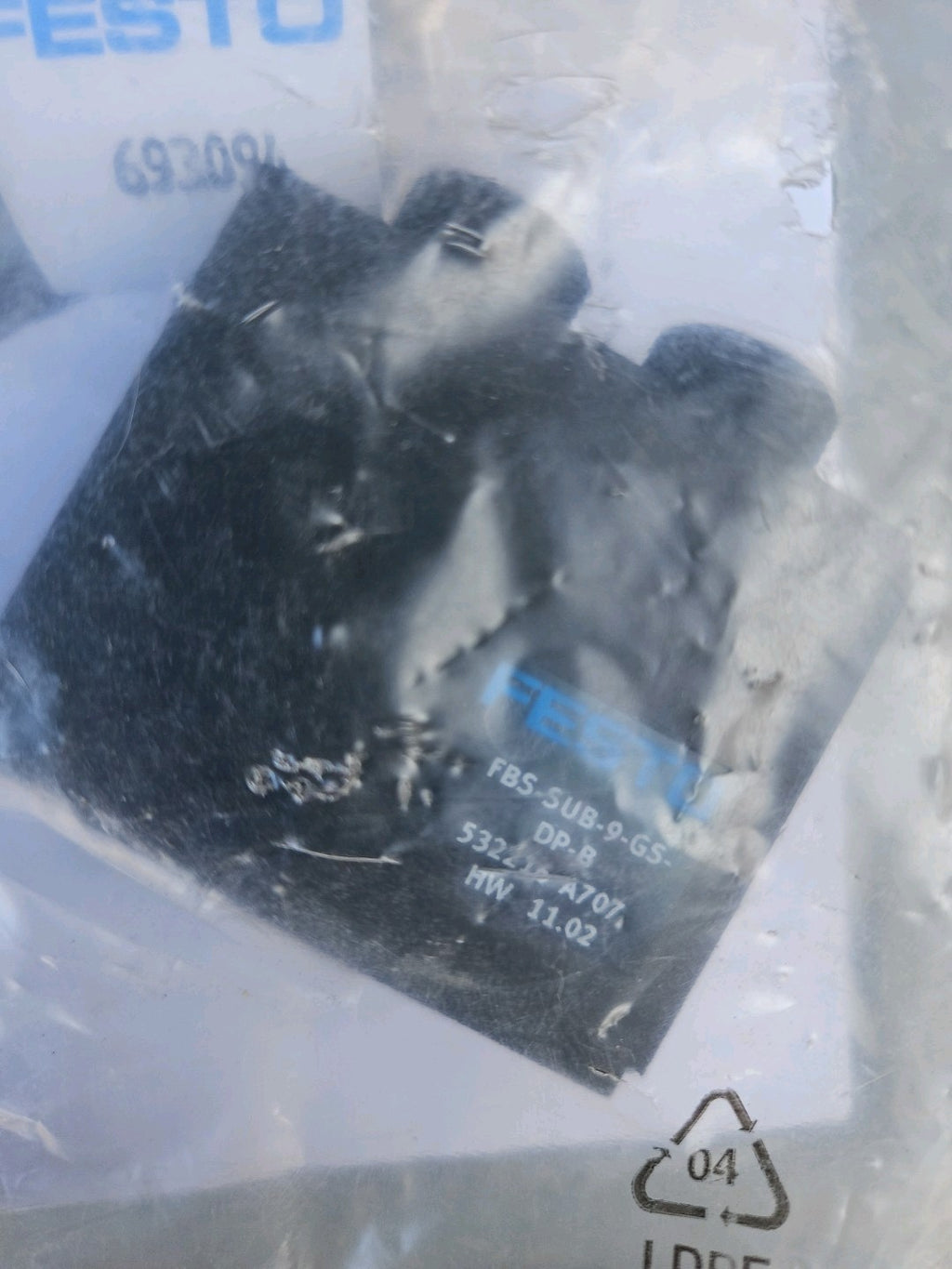 Festo Montagesatz Stecker FBS-SUB-9-GS-DP-B 532216 693094 mounting set Neu/ovp