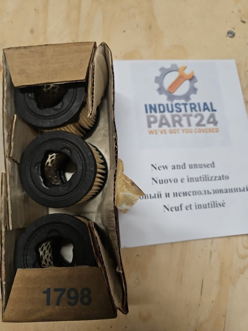 3 x MAHLE 852507MIC Ersatzfilterelement für PI0114 (852 507 Sm-L) New Old Stock