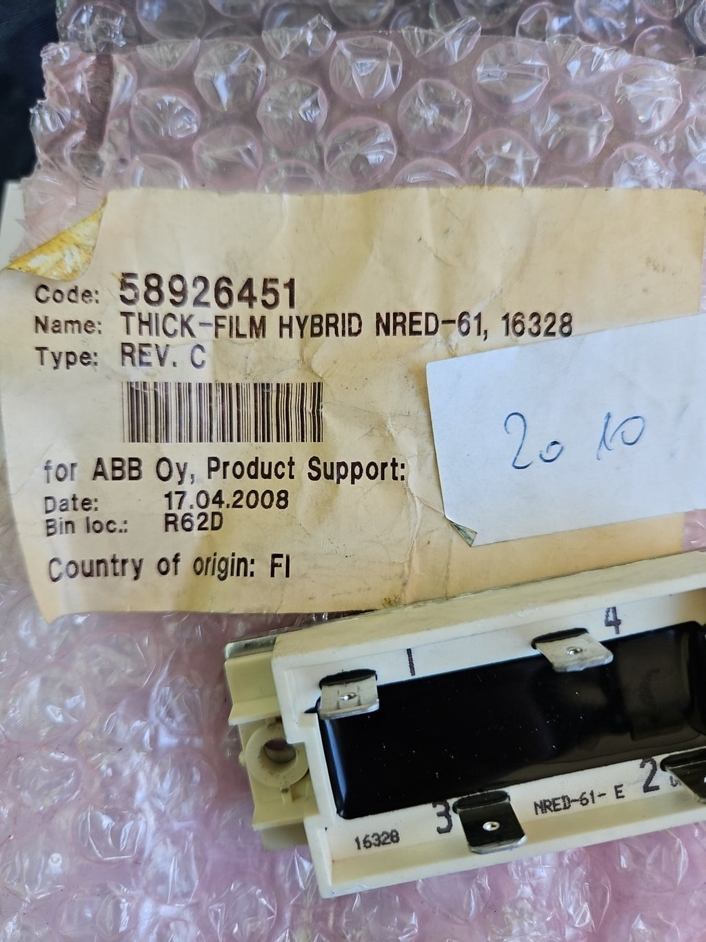 ABB NRED-61-E Resistance Module, Widerstandsmodul, expert new Neu/ovp Unused