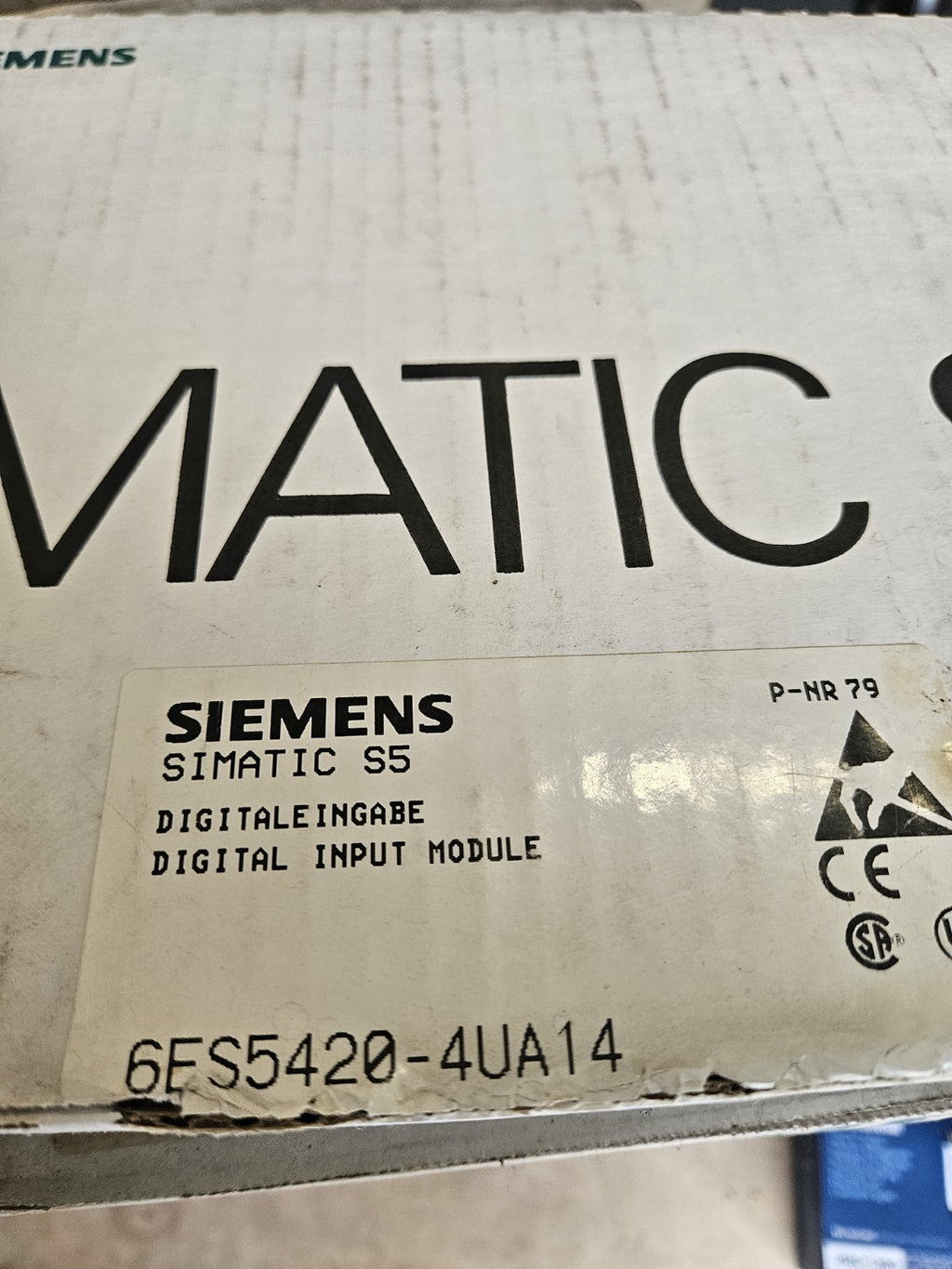 Siemens 6ES5 420-4UA1, (6ES54204UA14) digital Input Module, New In Box, Neu/ovp