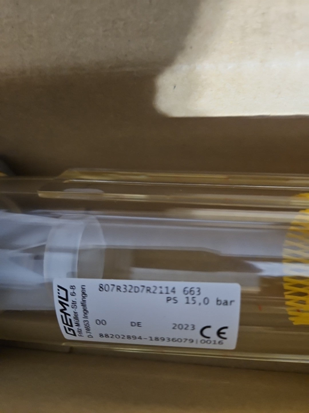 Gemü Typ 807 R32/D7 Schwebekörper-Durchflussmesser Neu in OVP New Unused NOS