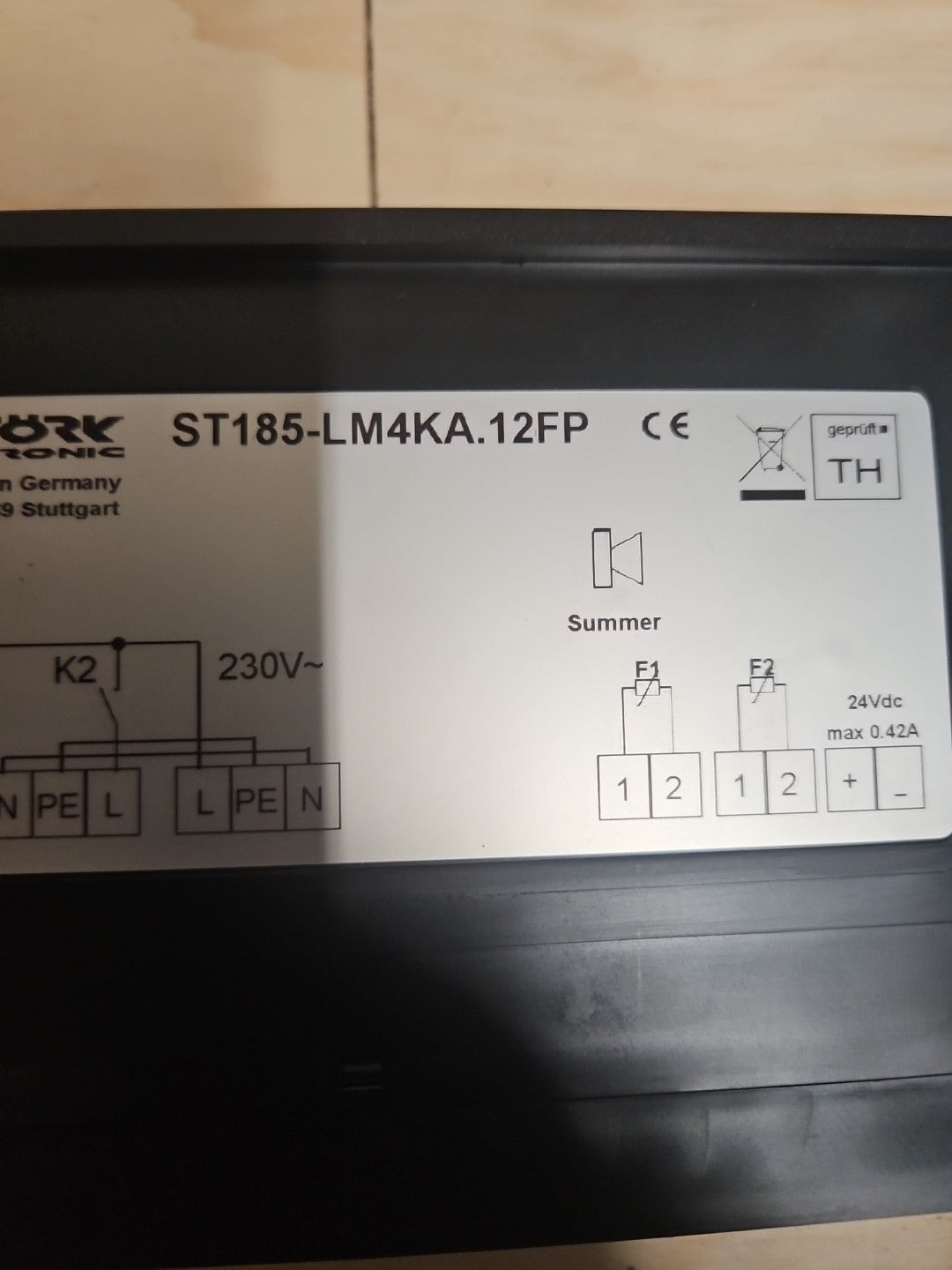 1 x Störk Tronic  ST185-LM4KA.12FP Temperaturregler, Neu/Ovp, New In Box Unused