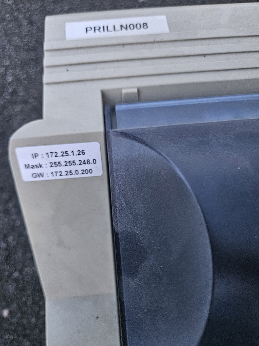 ZEBRA P330I P330I-0000C ID Plastic Card Printer USB, working, Power Cord Missing