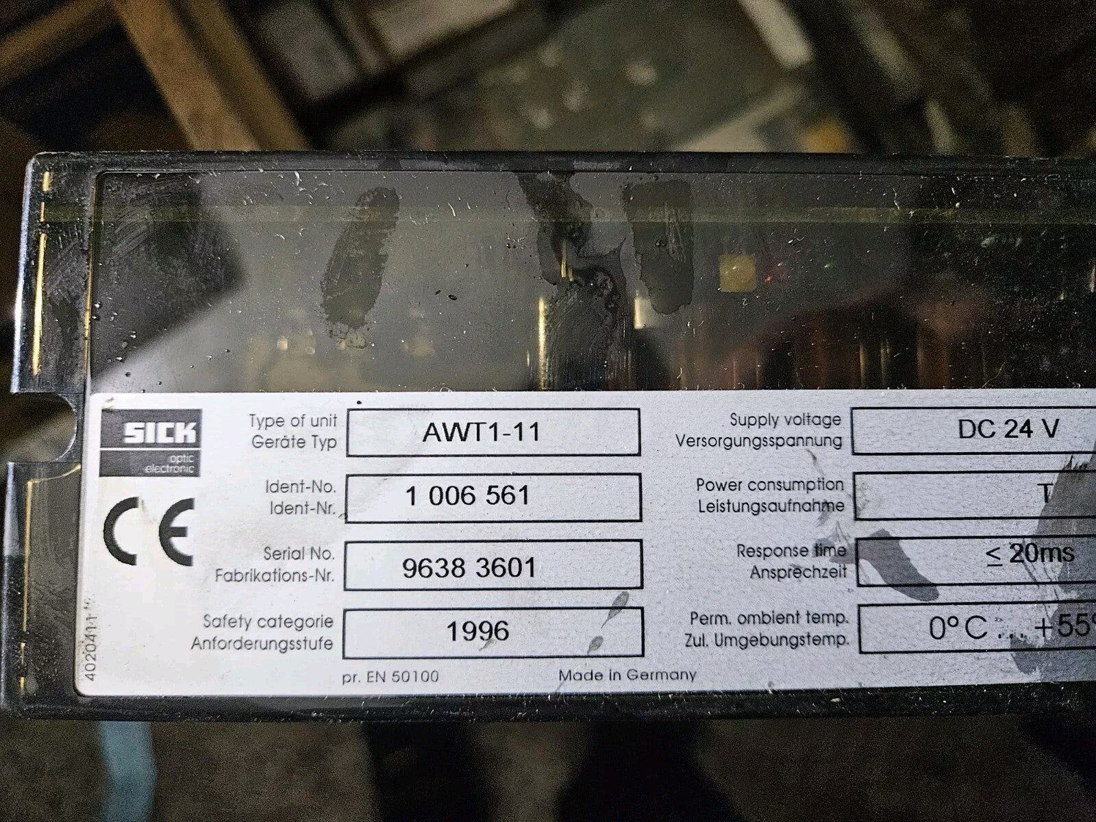 SICK AWT-1-11 / AWT111 Brandnew, Neu, Unbenutzt, New Old Stock Worldwide Shippin