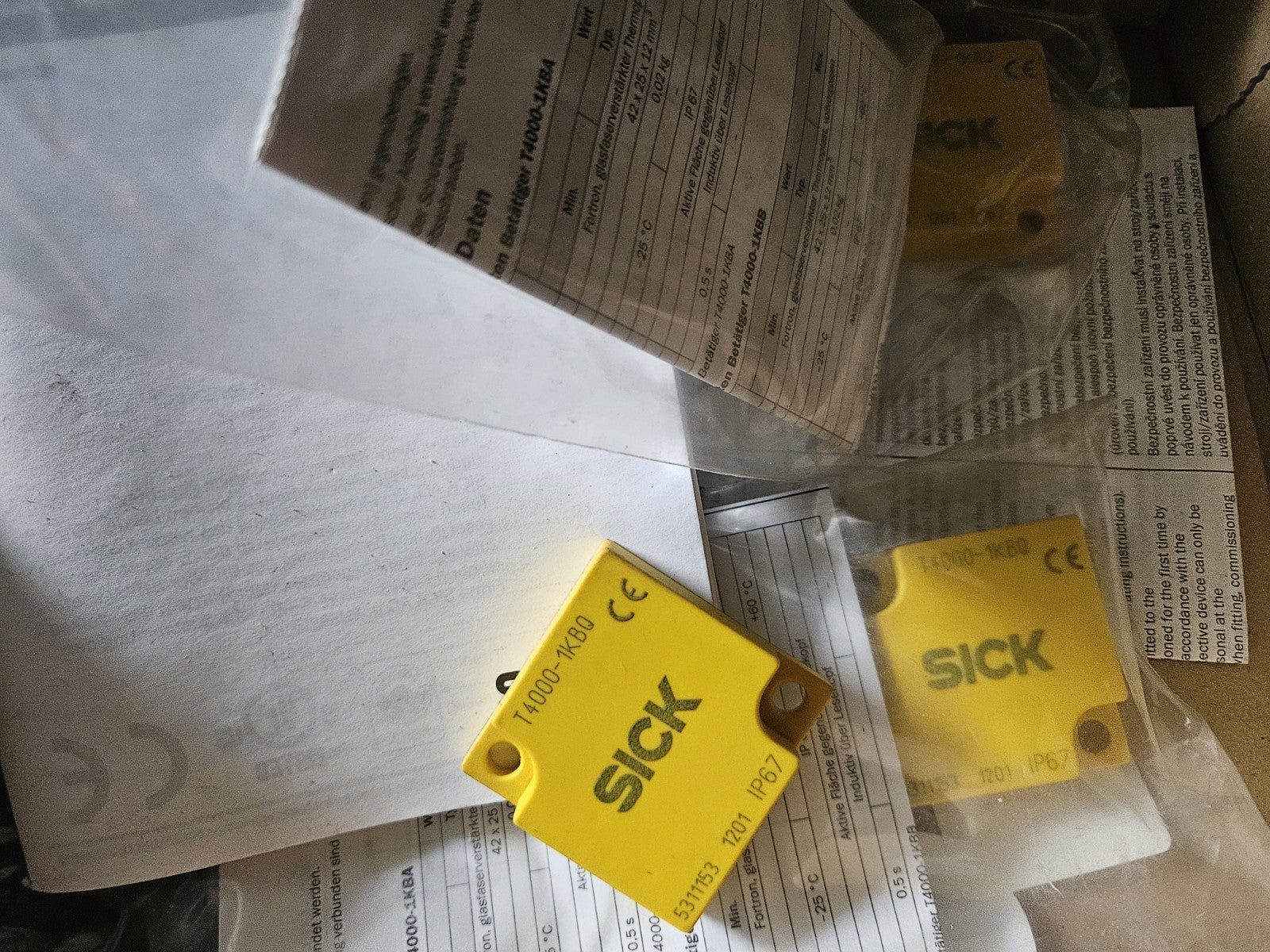 Sick Auswerteeinheit Sensor T4000-2DRNAC Betätiger 6022052 Neu/ovp, Unused New