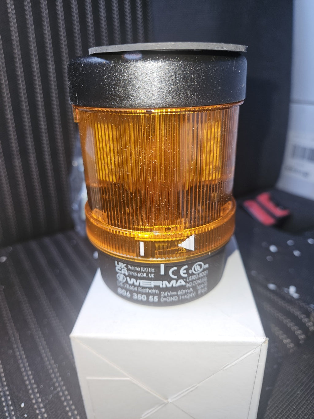 Werma LED-Leuchte 24V überwachbar 80635055 Dauerleuchten 806.350.55 LED-Leuchte