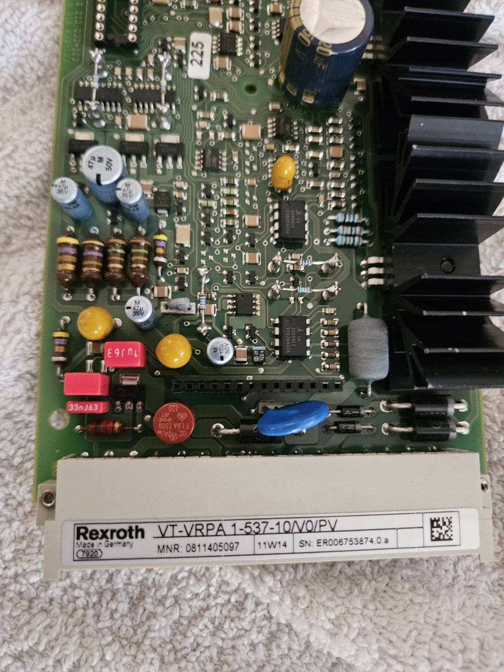 ​Bosch Rexroth VT-VRPA 1-537-10/V0/PV Amplifier Card | MNR 0811405097, tested