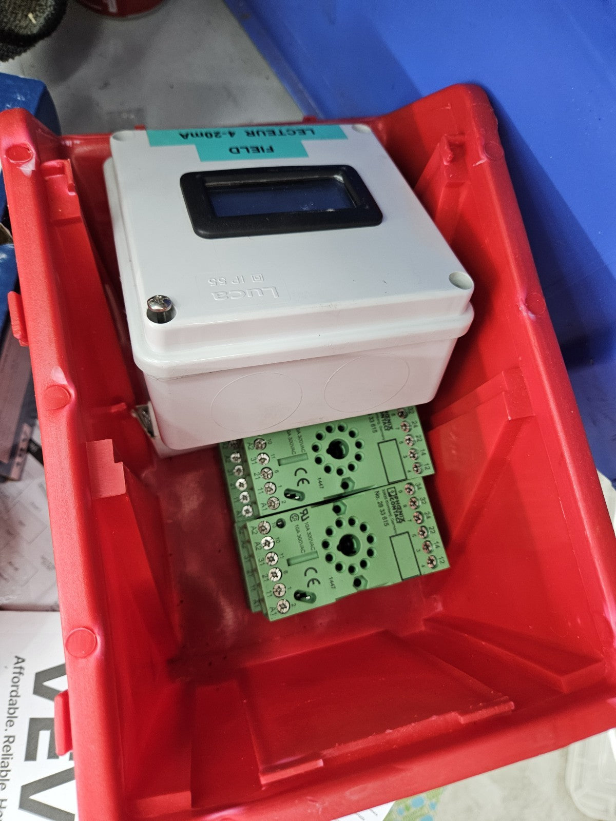 Lascar DPM 742-BL Digitales Einbau-Messgerät 4-20mA Anzeige LCD Hintergrundbel.