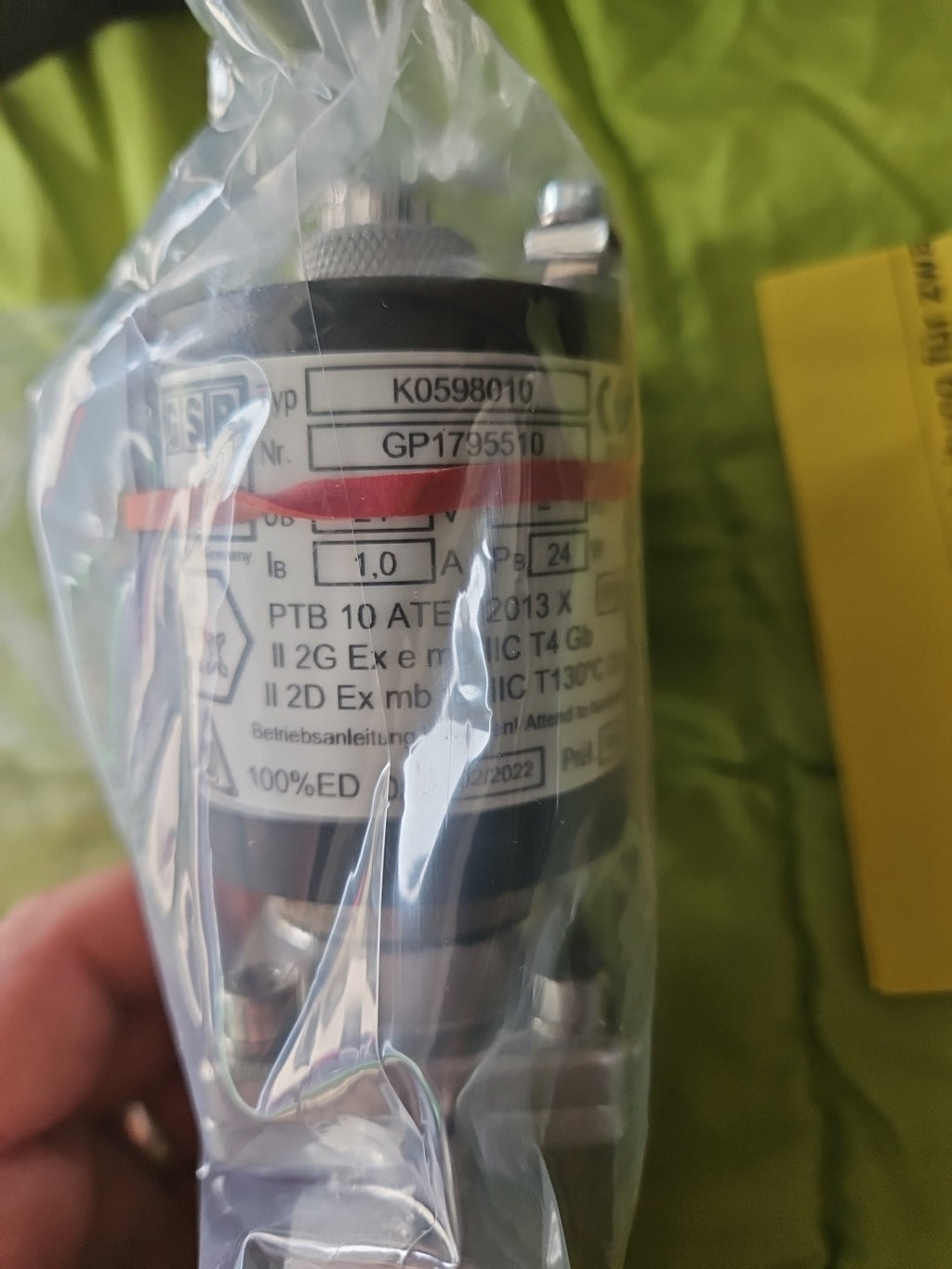 GSR-Magnetventil GO2111250G035.000539.010.099.010A35230804.8080 Neu/ovp,0-30