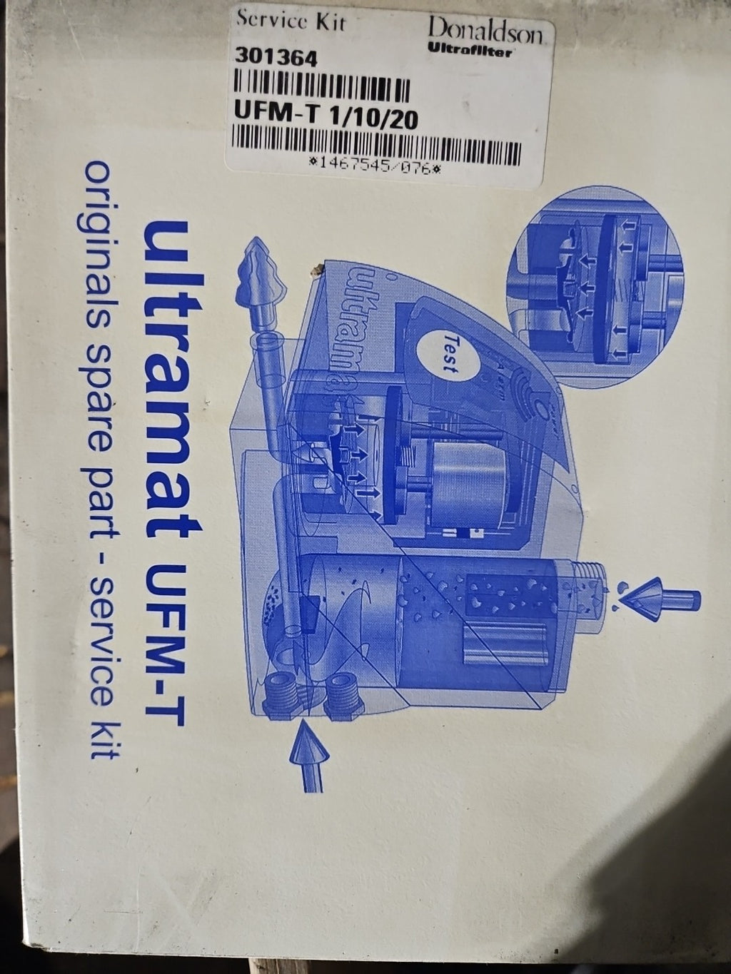 DONALDSON Service Kit Ultramat UFM-T1 / 10/ 20 SP+Redesign 1C 301364 Neu/ovp New
