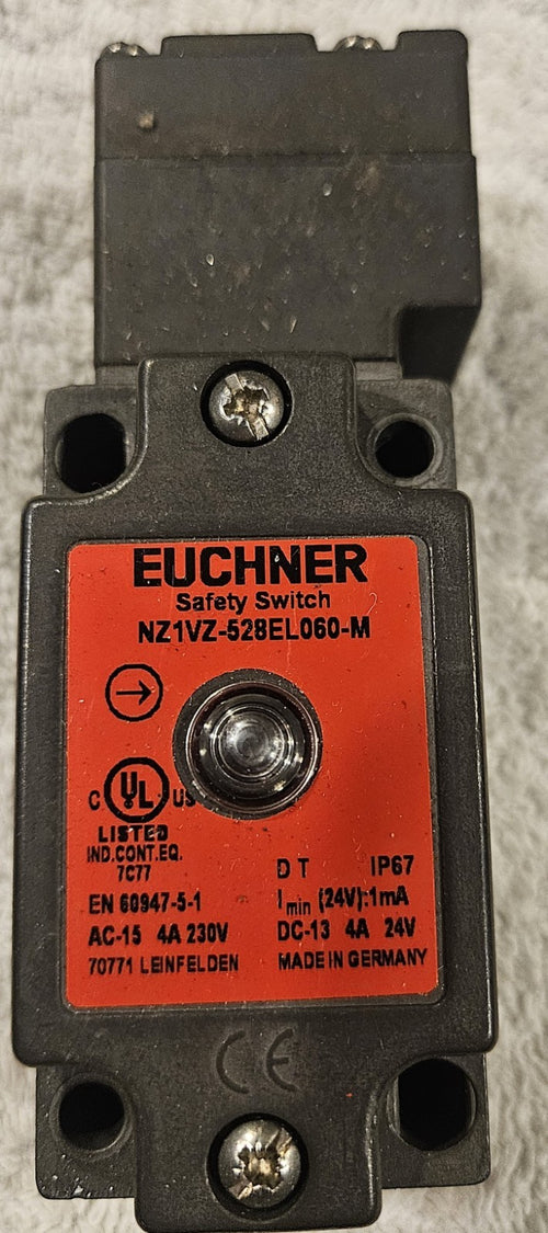 3 x Euchner Sicherheitsschalter NZ1VZ-528EL060-M, 090566 new old Stock, Unused
