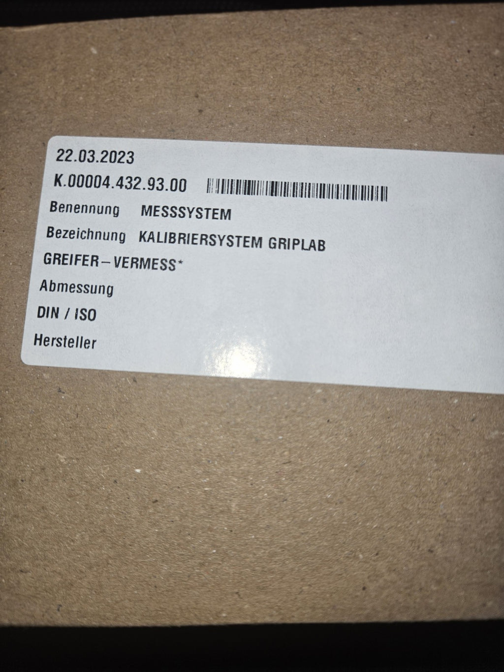 Wiest GripLAB Greifer Kalibriersystem New NMP, 22.03.319, 541.001.02 Neu/ovp