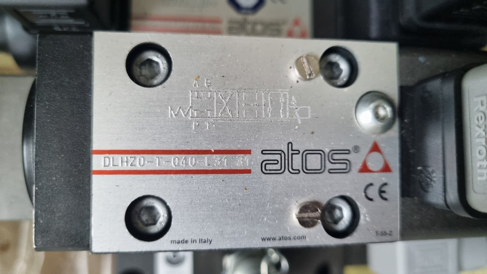 ATOS Proportionalventil Block DLHZO-T-040-L31 RZM0-P1-010/315/18 neu/new, Unit