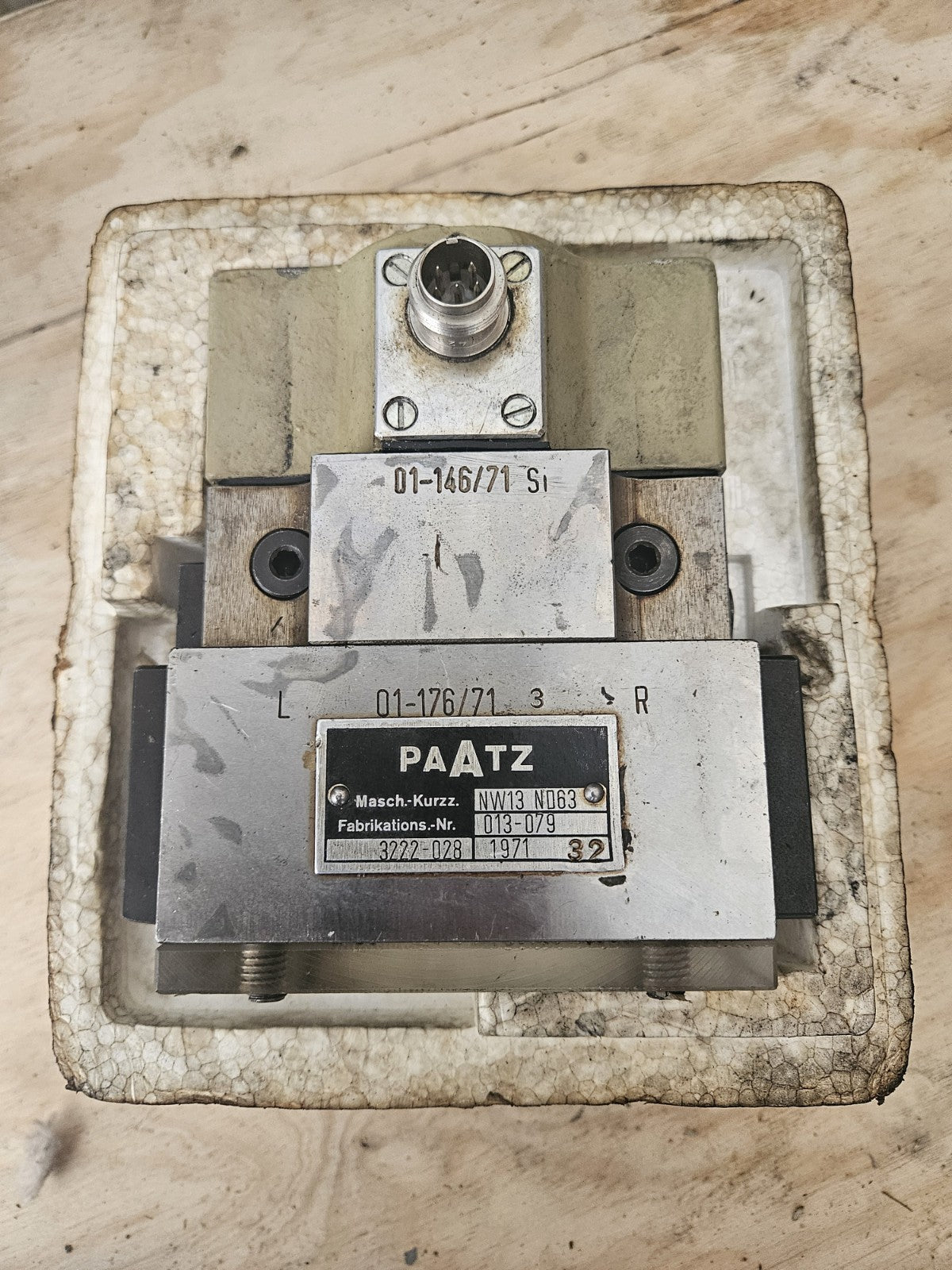 VEB Heckert PAATZ SV13-ND63 Hydraulik DDR Ventil WMW VIERNAU, Top Zustand 