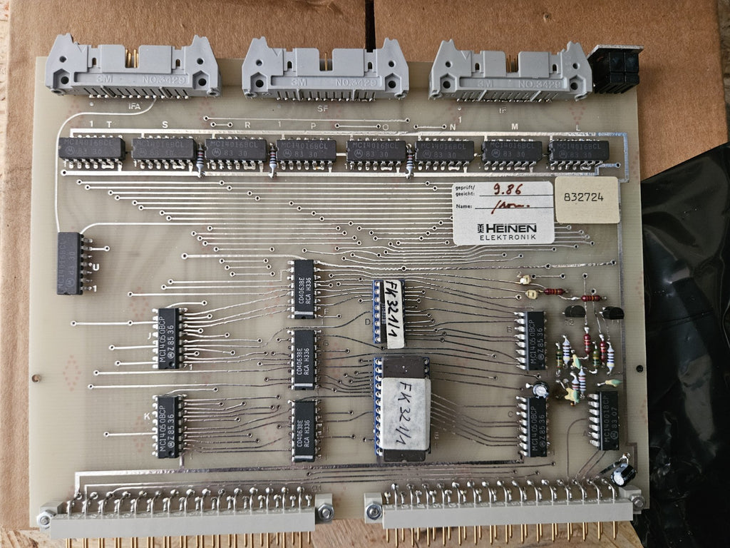 HEINEN Elektronik Platine, Karte 60778-7.4,  832.724, Neu/Ovp,  New In BOX NOS