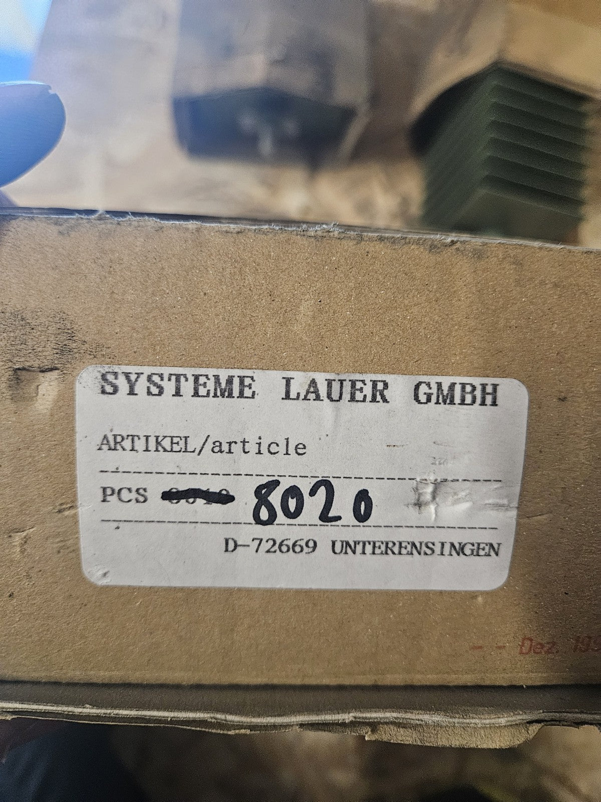 SYSTEME LAUER PCS8010, 02534-JO, , 09135-K5, New In Box, Neu/ovp Unsed NOS