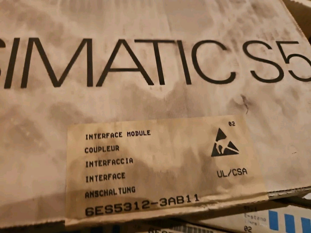 Siemens Simatic S5 6ES5312-3AB11   6ES5 312-3AB11 New In Box, Sealed, SIEGEL,NEU